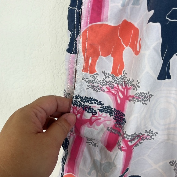 Vilebrequin Elephant Animal Portrait Boabab Tree Swim Shorts Trunks - Picture 4 of 9